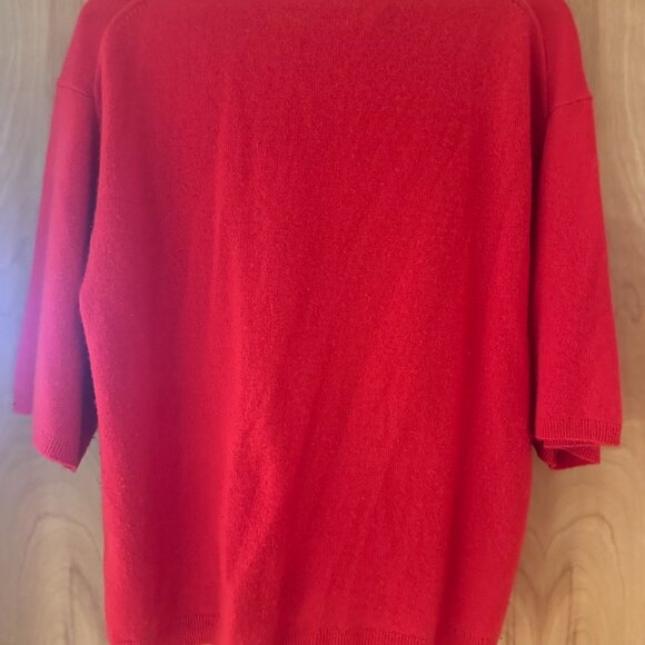 Tibi Featherweight Cashmere Oversized Easy T-Shirt - Picture 5 of 7